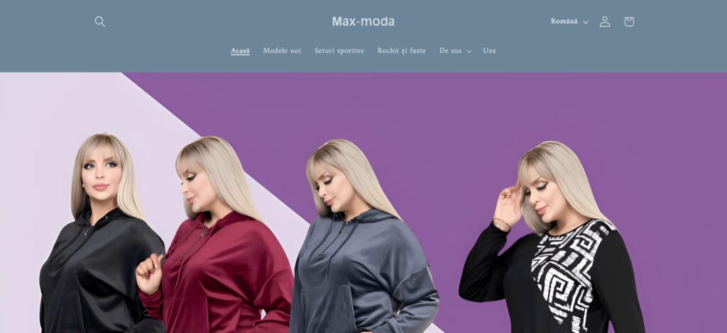 max moda ro home page portfolio