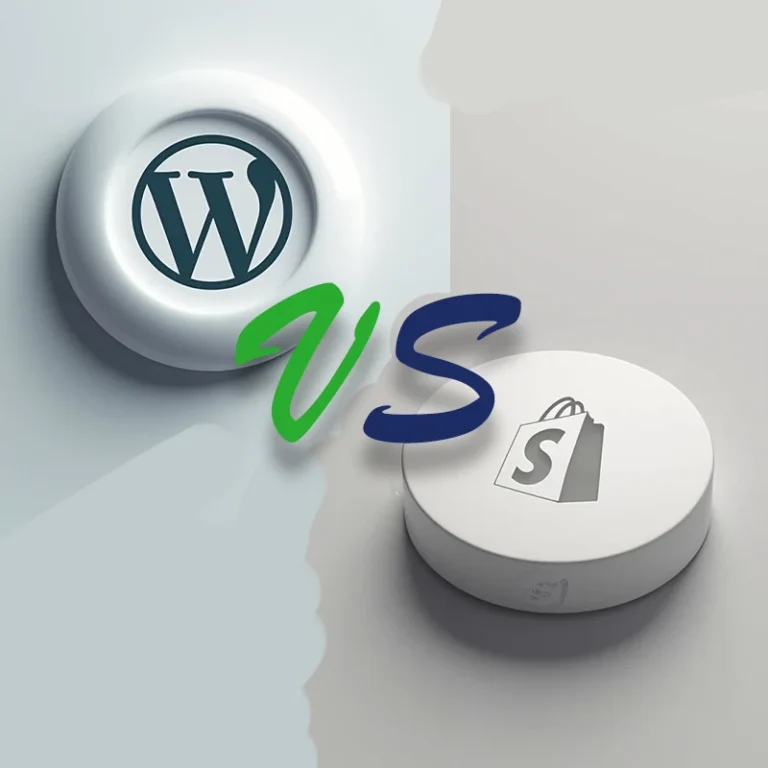 wordpress vs shopify главна снимка за статията уордпрес срещу шопифай